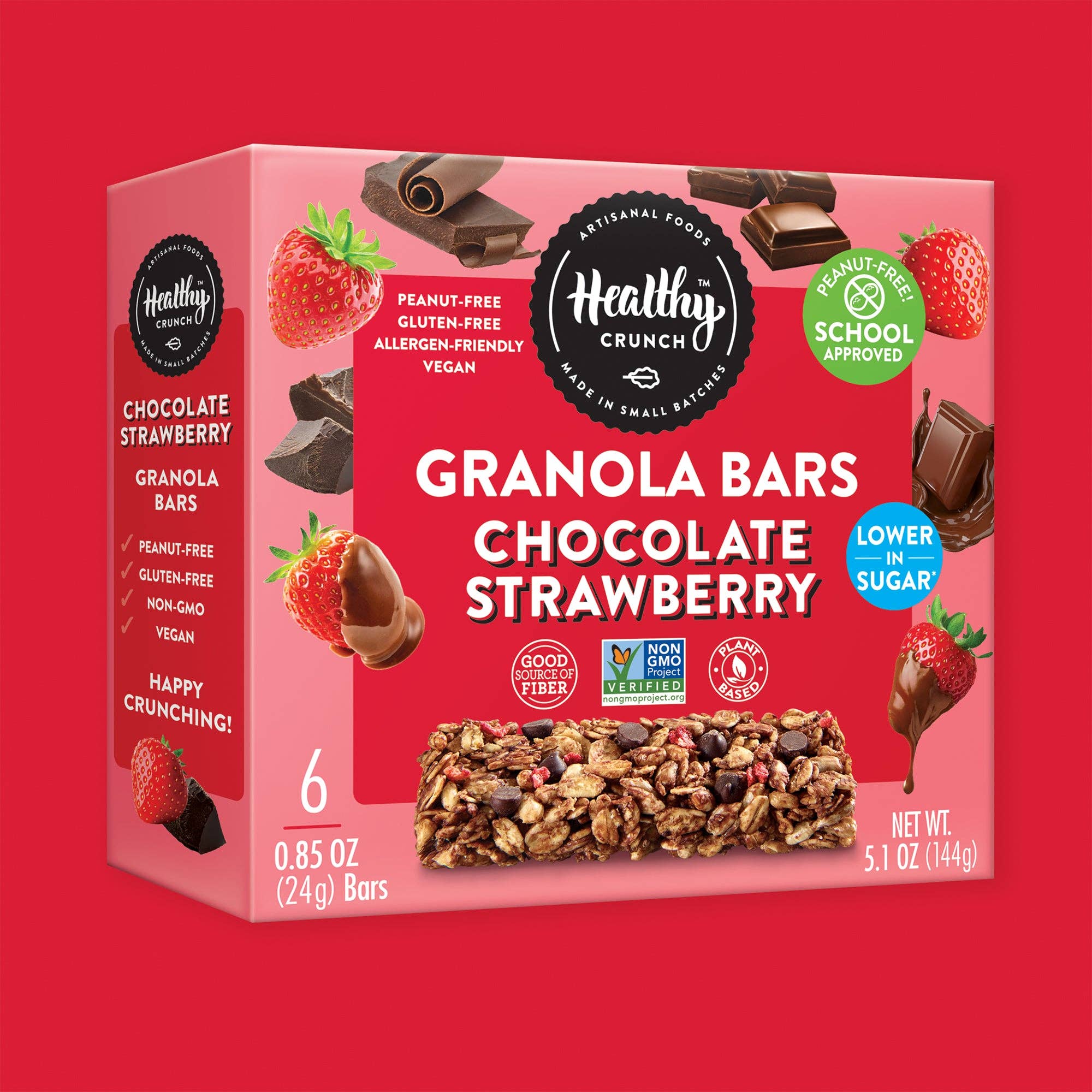 Strawberry Chocolate School Approved® Granola Bars