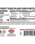 Sour Island Punch Belts | Zweet | 10 oz