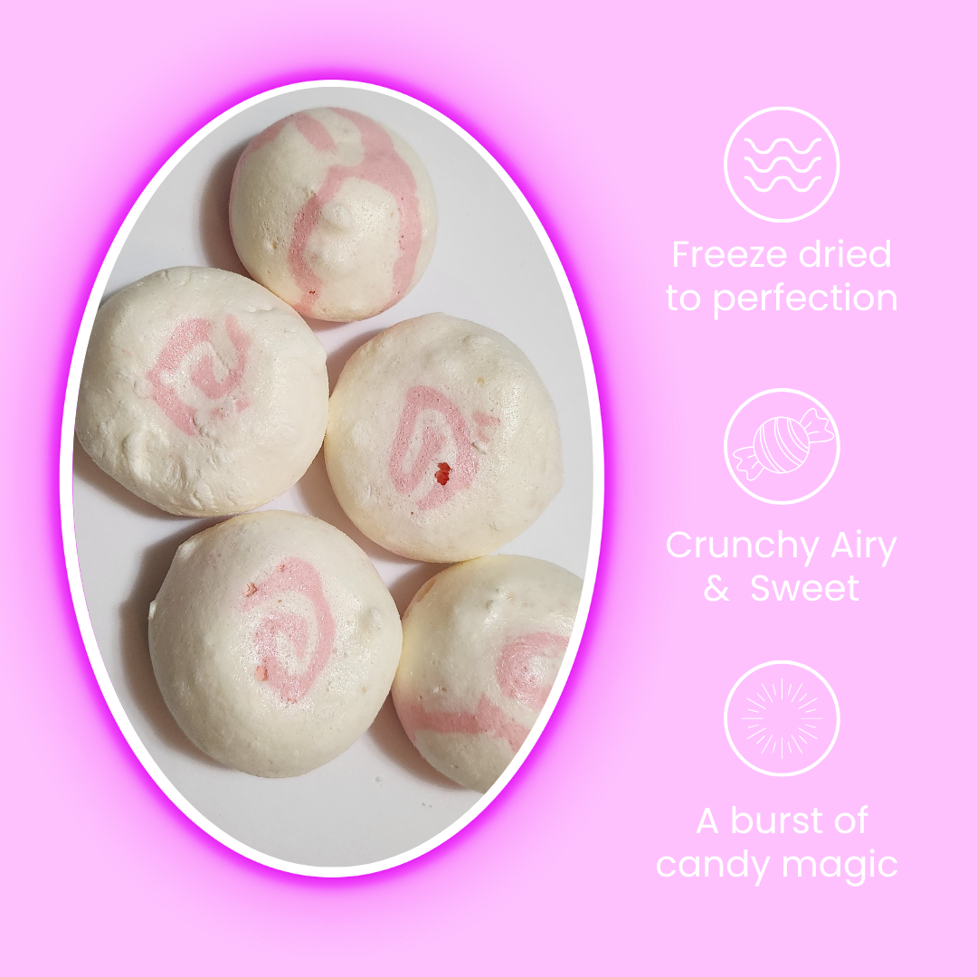 Freeze Dried Super Taffy | Strawberry Cheesecake