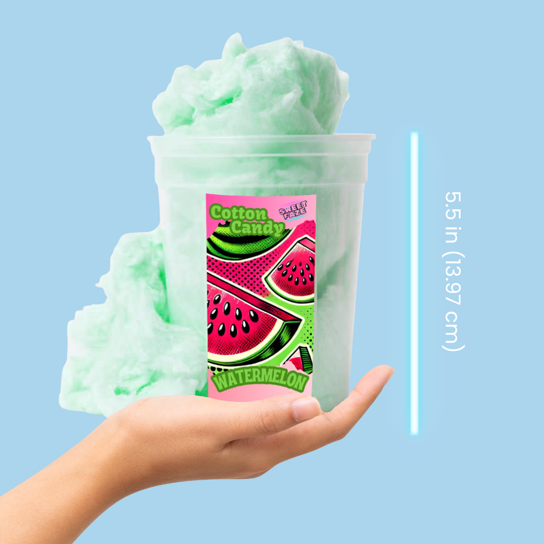 Handmade Watermelon Cotton Candy