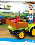 Harvest Farm Tractor Building Brick Kit (80 pcs)