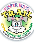 NEW EASTER BUNNY TRAIL COTTON CANDY 70G 1L