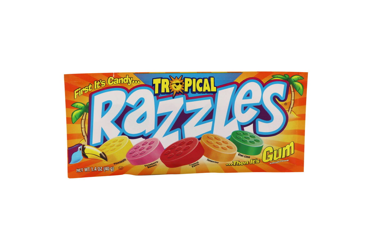 Smith's Razzles Razzles Candy Tropical Flavor – Dale’s Candy Co.