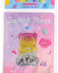 GUMMY BEAR SHAKY GLITTER JOURNAL