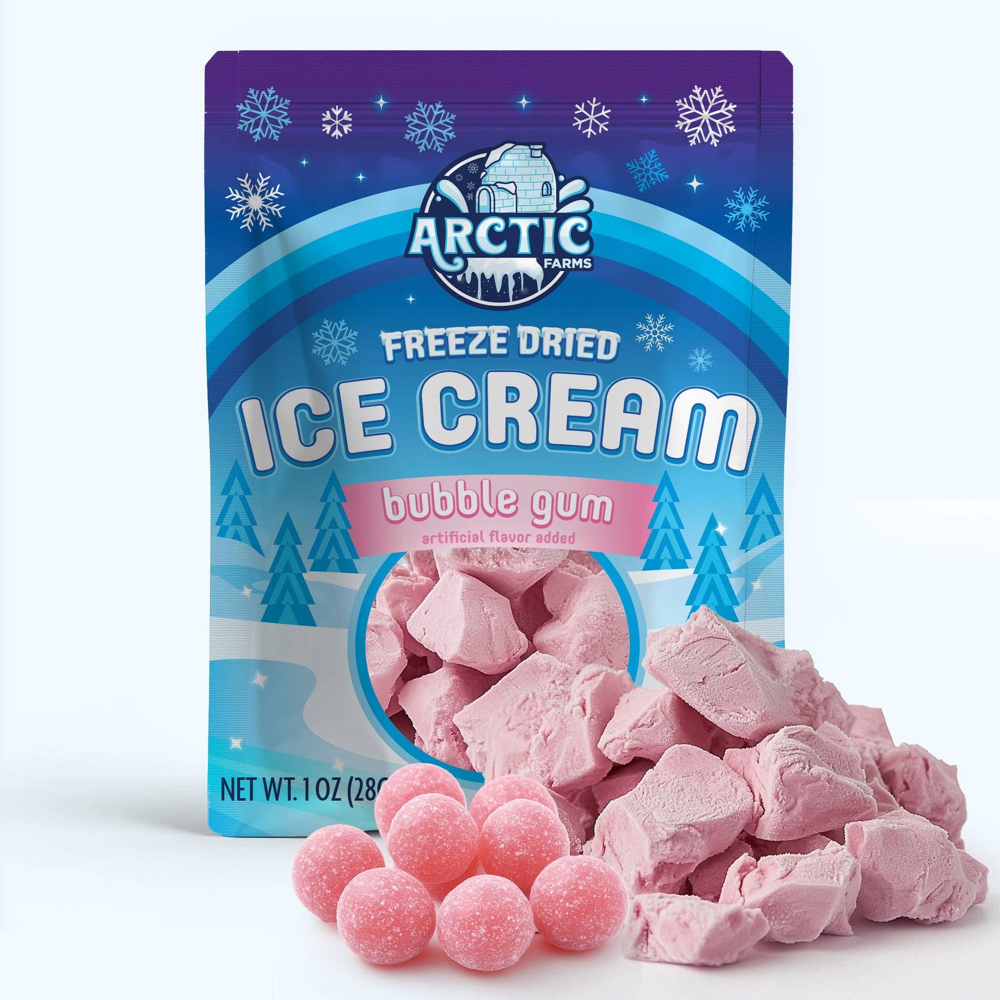 Freeze Dried Ice Cream That Does Not Melt (Bits) (1oz): Cotton Candy (Mix)