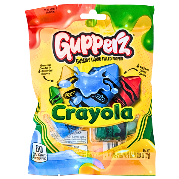 GUPPERZ GUMMY - CRAYOLA CRAYONS 2.54OZ (72G)
