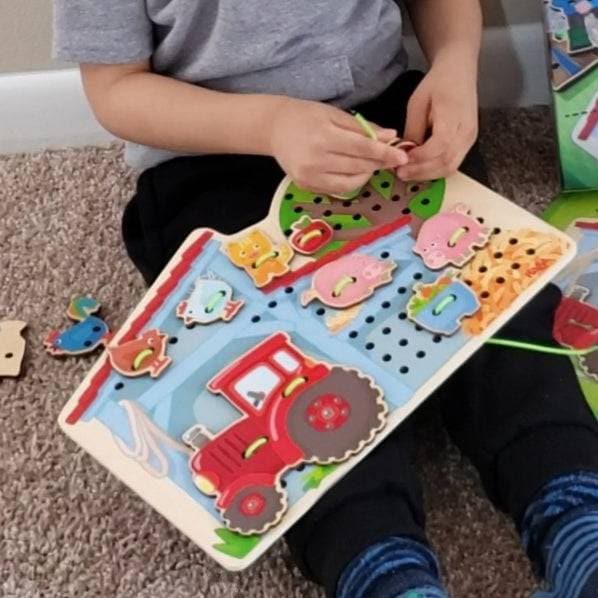 Farm Threading &amp; Lacing Game