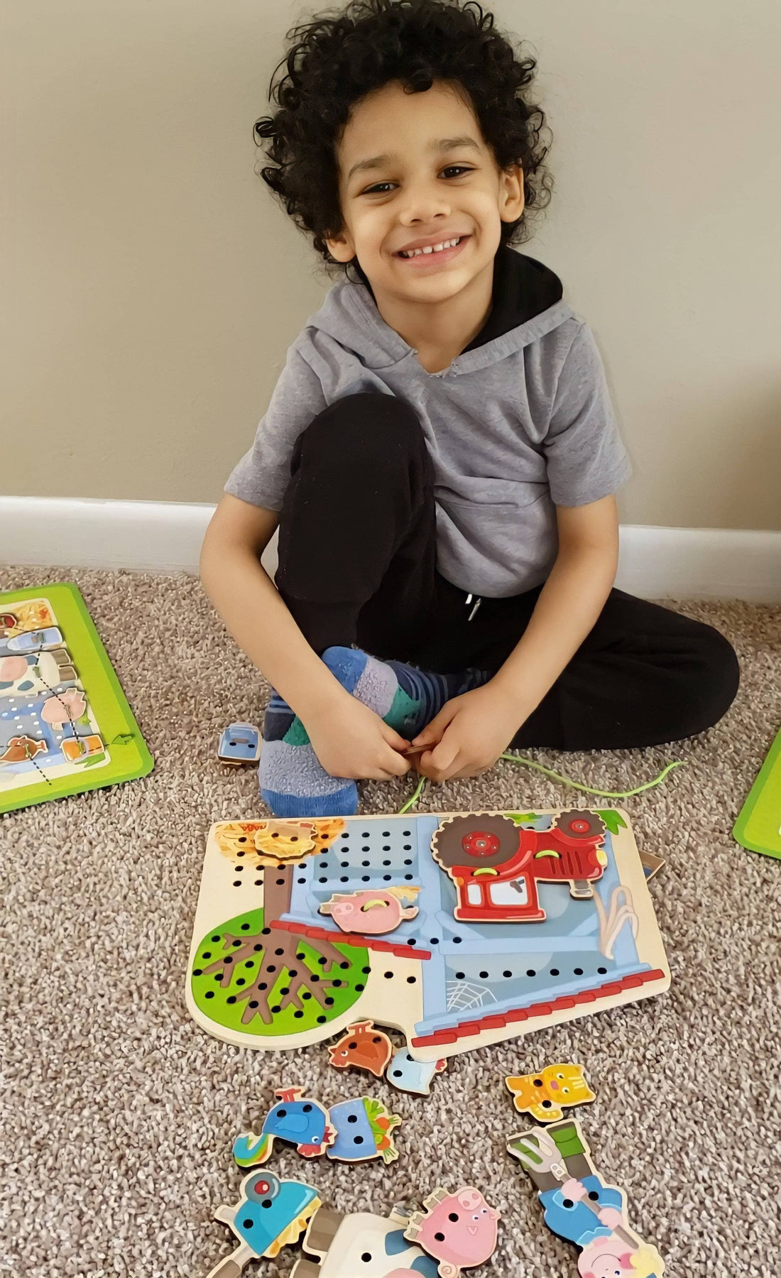 Farm Threading &amp; Lacing Game