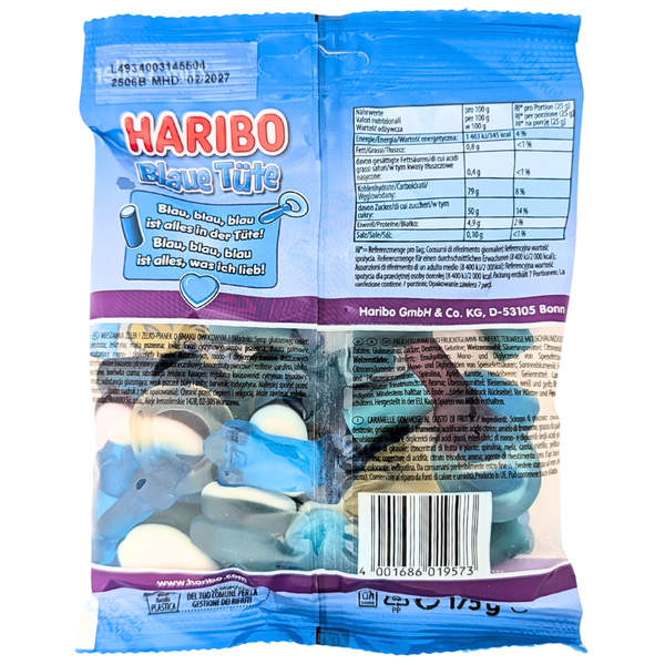 Haribo Blaue Tute 175g (Germany)