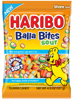 Haribo Gold Bears - Sour Balla Bites 4.5oz (128g)