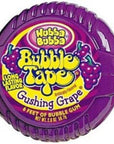 Hubba Bubba Gushing Grape Bubble Gum Tape - 56g