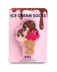 ICE CREAM 3D KIDS CREW SOCK