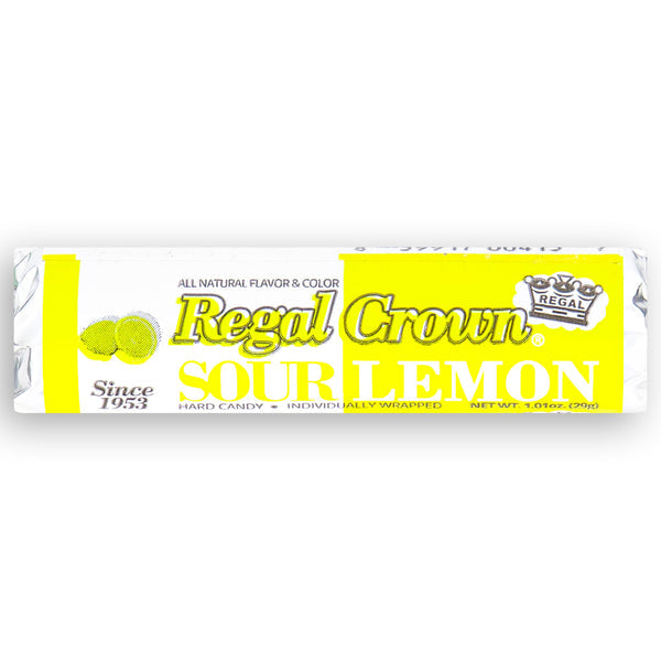 Regal Crown Sour Lemon Candy Rolls