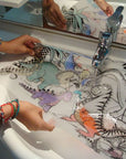 Table Top Colouring Mat, Jurassic