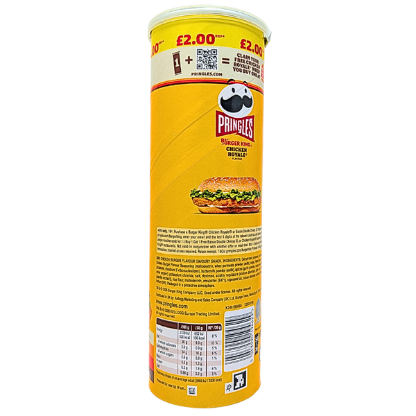 Pringles Burger King Chicken Royale 165g (UK)