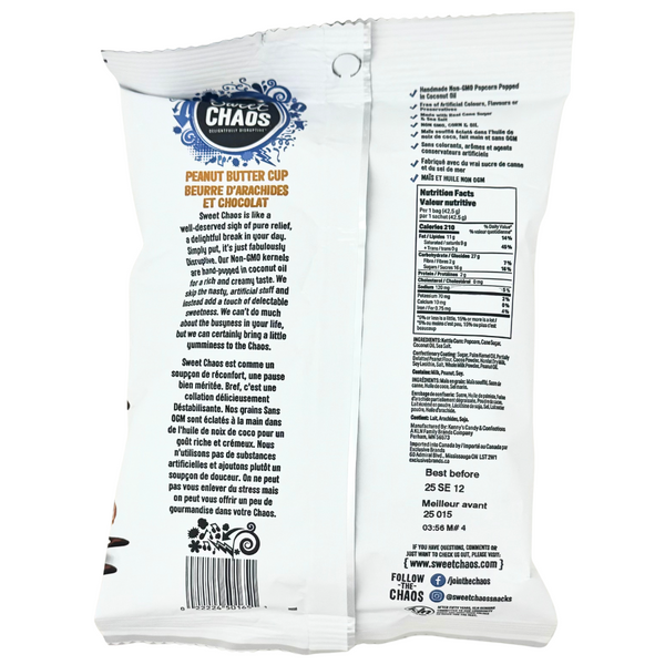 Sweet Chaos Drizzled Popcorn Peanut Butter Cup 42.5g