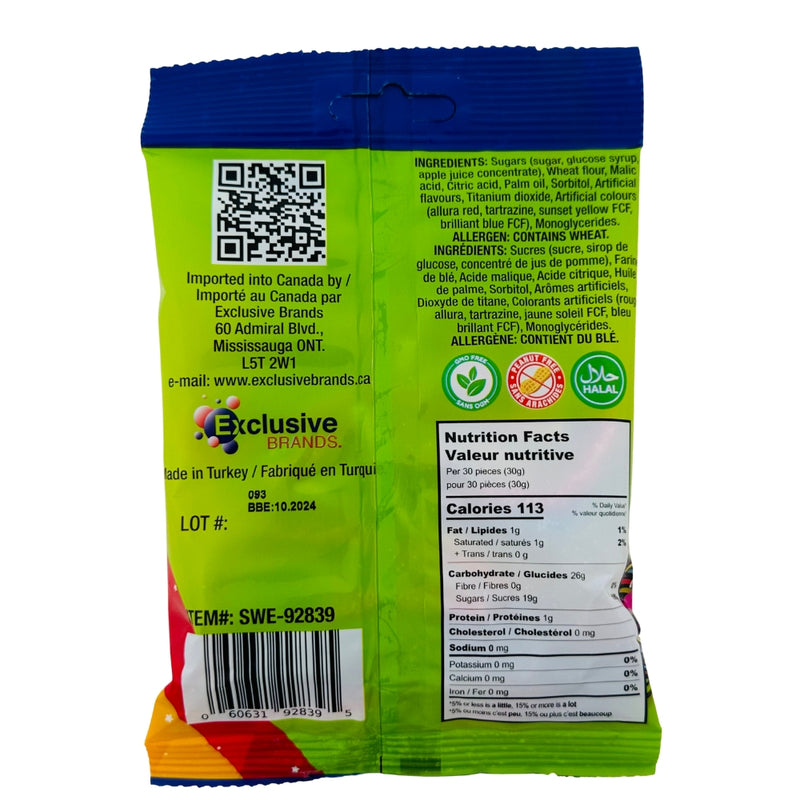 Tajubo Sour String Rainbow Candy - 80g