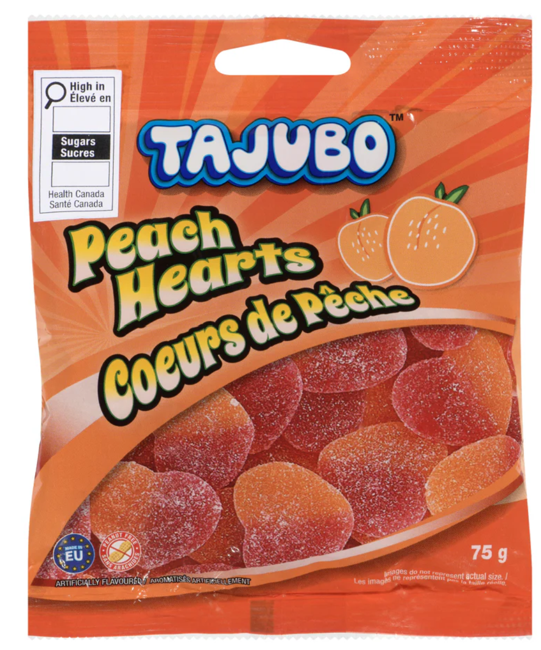 TAJUBO Peach Hearts 75g