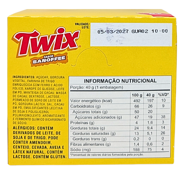 Twix Banoffee 40g (Brazil) [1 Bar]